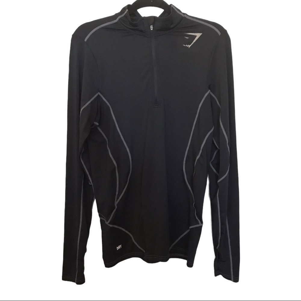 GYMSHARK Quarter Zipper Dry Pullover